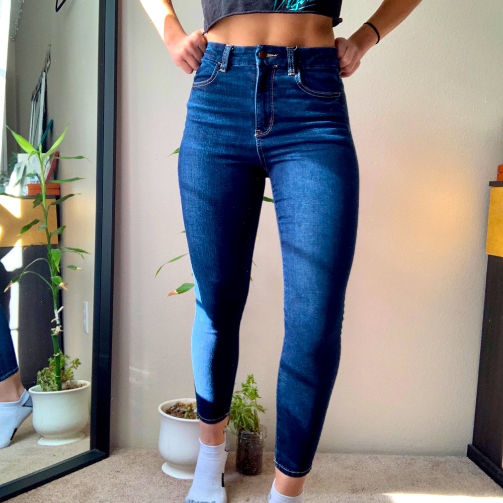 Curvy High-waisted Skinny Jeans